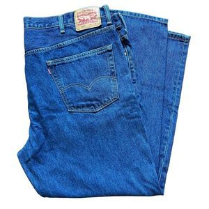 Levi’s 550 Men’s Jeans red tag dark wash size 46 x‎ 30 100% Cotton